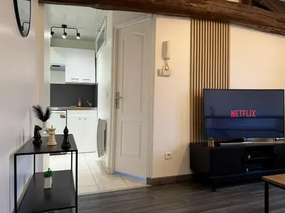 Cuisine ou kitchenette dans l'établissement LE MILO - Appartement Cosy en Centre Ville