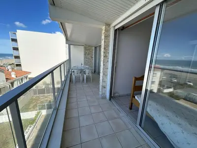 Balcon ou terrasse dans l'établissement Appartement face mer avec balcon, 3 pièces, 6 couchages à Saint-Jean-de-Monts - FR-1-224C-307