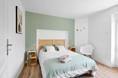 Un ou plusieurs lits dans un hébergement de l'établissement Le Duplex