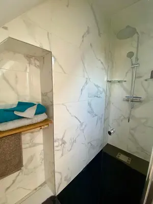 Salle de bains dans l'établissement Douceur Angevine