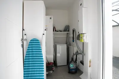 Cuisine ou kitchenette dans l'établissement Gîte de l'Olivier