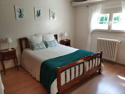 Un ou plusieurs lits dans un hébergement de l'établissement Maison de campagne