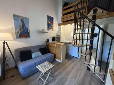 Plan de l'établissement Charmant T2 à 1200m de la plage avec balcon, parking privé et ménage inclus à Saint-Jean-de-Monts - FR-1-224C-312