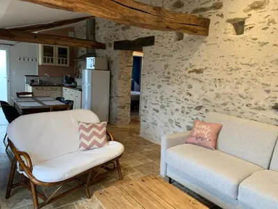 Cuisine ou kitchenette dans l'établissement Les Gîtes du Lac - L'Ecurie - Maison 2 chambres 60m2 - Proche Nantes avec Terrasse