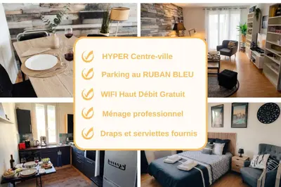 Plan de l'établissement L'Indus -HyperCentre-WIFI-2à4pers