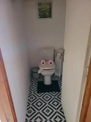Salle de bains dans l'établissement Appart saint pere en retz
