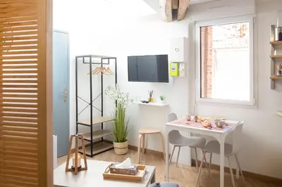 Télévision ou salle de divertissement dans l'établissement Studio Tout Confort près Ancenis