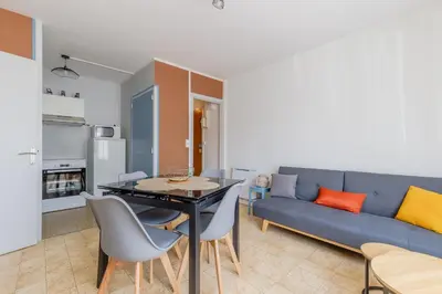 Cuisine ou kitchenette dans l'établissement L’Évasion Atlantique - Appt à 5 min de la plage