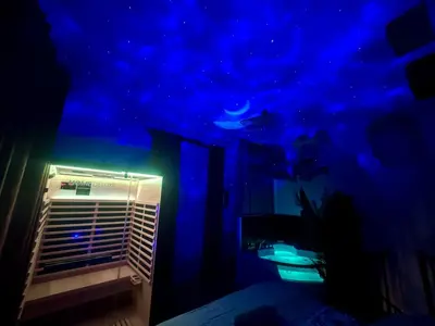 Plan de l'établissement L'Oasis Angevine - Balneo, Sauna, Home Cinema & Parking