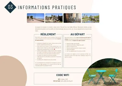 Plan de l'établissement Entre terre et mer