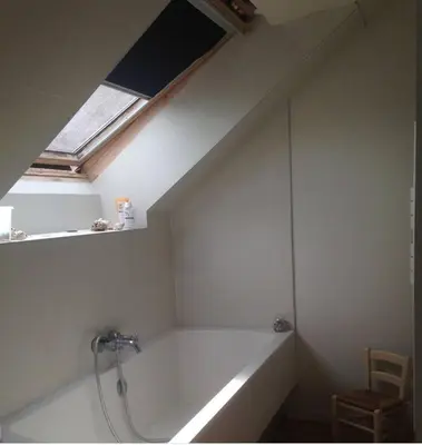 Salle de bains dans l'établissement Chambre ville & campagne
