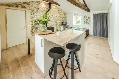 Plan de l'établissement Grange Rénovée 5 personnes-Gîte Le 411