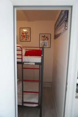 Un ou plusieurs lits dans un hébergement de l'établissement Appartement Marina FACE MER