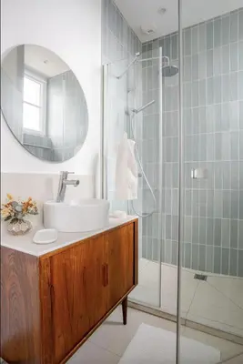 Salle de bains dans l'établissement Chambre chez l'habitant - Arty & Élégante - SDB privée