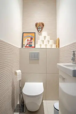 Salle de bains dans l'établissement Chambre chez l'habitant - Arty & Élégante - SDB privée