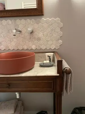 Salle de bains dans l'établissement Château Doré les Tours - Appartement Renard - Proche Puy du Fou