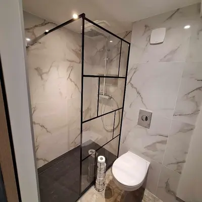 Salle de bains dans l'établissement Studio calme proche centre-ville