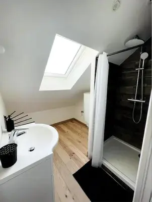Salle de bains dans l'établissement Le phare de la cote ouest