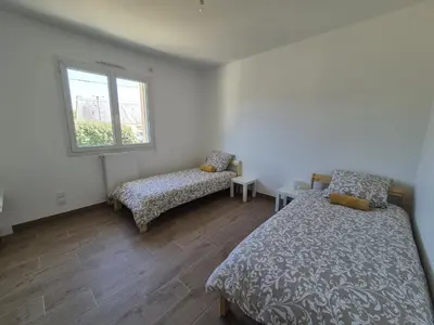 Un ou plusieurs lits dans un hébergement de l'établissement gîte des Maraires