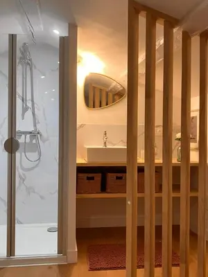 Salle de bains dans l'établissement Appartement vue Loire - Chez Lulu la Nantaise