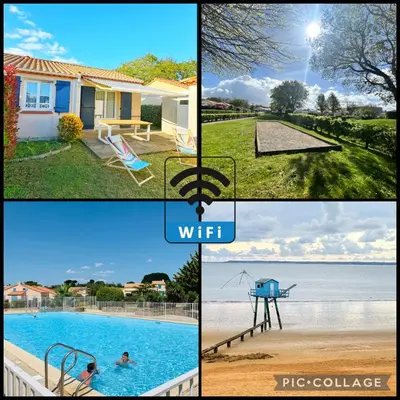 Piscine de l'établissement Chez Karine et Rodolphe La Cosy, piscines, plage ou située à proximité