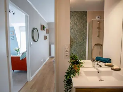 Salle de bains dans l'établissement Apartment Côté Port by Interhome