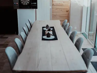 Coin salon dans l'établissement Gîte 4 chambres avec bien-être et terrasses au cœur du Marais Breton - FR-1-426-559
