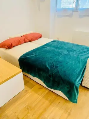 Un ou plusieurs lits dans un hébergement de l'établissement Maison à Cholet