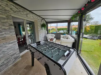 Plan de l'établissement Le Pavachon gîte familial piscine couverte privée chauffée - Aux portes du Puy duFou