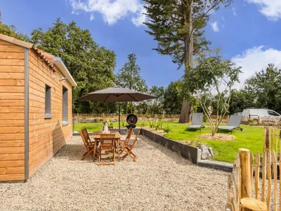 Jardin de l'établissement Ancien corps de ferme rénové avec jardin, terrasse et recharge EV, à 24 km de Nantes - FR-1-306-1282