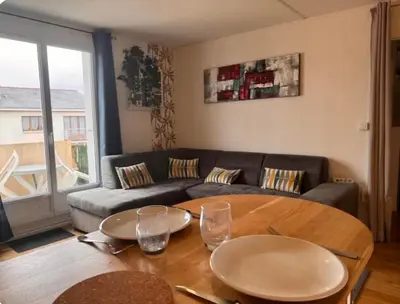 Coin salon dans l'établissement Spacieux T5 confort 7 couchages