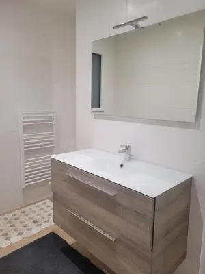 Salle de bains dans l'établissement Le 113 Bis CLIM SPA