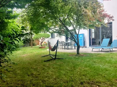 Jardin de l'établissement Maison 7 personnes, proche Nantes