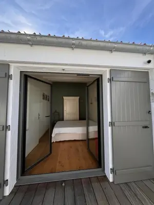 Un ou plusieurs lits dans un hébergement de l'établissement Maison de Vacances des Centaurées