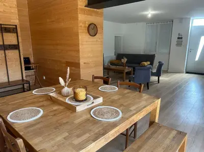 Coin salon dans l'établissement O Nid Naturel