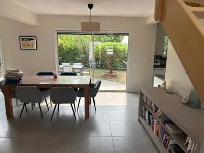 Coin salon dans l'établissement Maison 6 personnes, proche Nantes et mer
