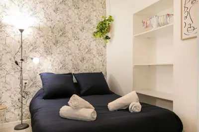Coin salon dans l'établissement Le Bellamy - T2 Cosy et paisible