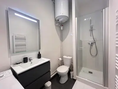 Salle de bains dans l'établissement Lysbed - Studio Camélia - Angers