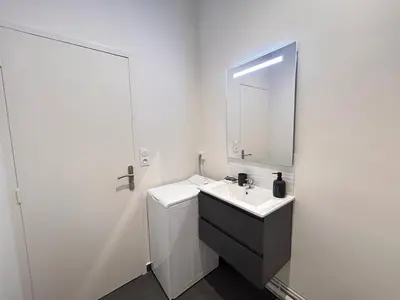 Salle de bains dans l'établissement Lysbed - Studio Camélia - Angers