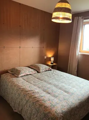 Un ou plusieurs lits dans un hébergement de l'établissement Le Têr, gîte en Bretagne