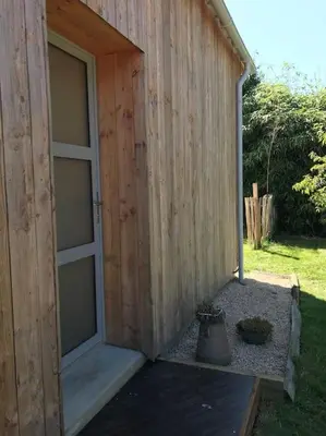 Jardin de l'établissement Le Têr, gîte en Bretagne