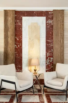 Coin salon dans l'établissement Hôtel Sedrez