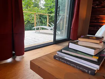 Bibliothèque dans the country house