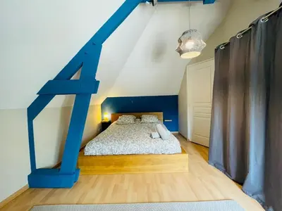 Un ou plusieurs lits dans un hébergement de l'établissement Casa Belle Rive