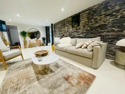 Coin salon dans l'établissement Casa Atypique
