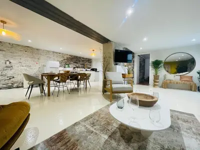 Coin salon dans l'établissement Casa Atypique