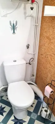 Salle de bains dans l'établissement Évasion, Studio Cosy près de la Plage