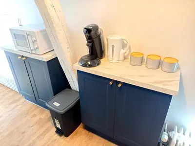 Cuisine ou kitchenette dans l'établissement Escapade, T3 Proche gare