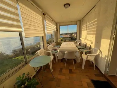 Balcon ou terrasse dans l'établissement Maison face mer !