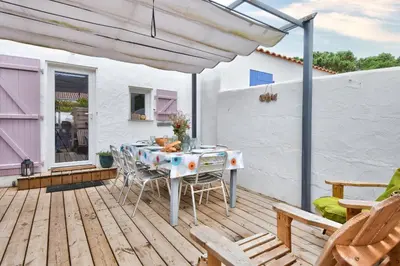 Plan de l'établissement Jolie maison pour 7 - 300 m de la plage - Dunes